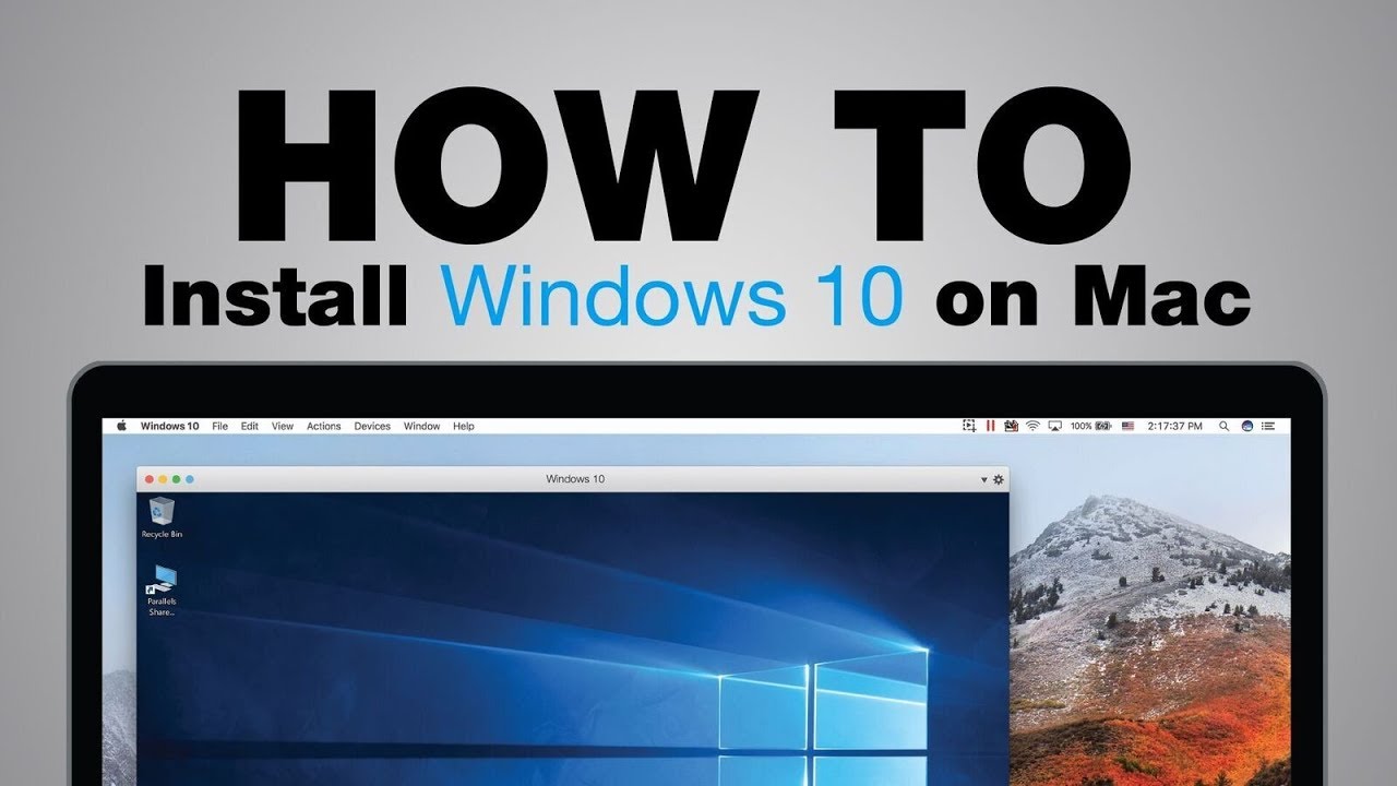 reinstall windows for mac